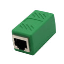 Cat5 Cat6 Cat7 RJ45 Lan Network Ethernet Cable Extender Joiner Adapter Coupler Connector 8P8C Straight Female to Female Green