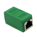 Cat5 Cat6 Cat7 RJ45 Lan Network Ethernet Cable Extender Joiner Adapter Coupler Connector 8P8C Straight Female to Female Green
