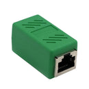 Cat5 Cat6 Cat7 RJ45 Lan Network Ethernet Cable Extender Joiner Adapter Coupler Connector 8P8C Straight Female to Female Green