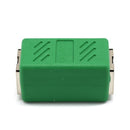 Cat5 Cat6 Cat7 RJ45 Lan Network Ethernet Cable Extender Joiner Adapter Coupler Connector 8P8C Straight Female to Female Green