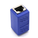 Cat5 Cat6 Cat7 RJ45 Lan Network Ethernet Cable Extender Joiner Adapter Coupler Connector 8P8C Straight Female to Female Blue