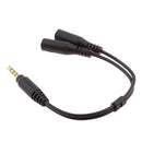 3.5mm Mic & Stereo Audio Y Splitter, 3.5mm Male to Dual 3.5 Female Mic & Stereo Audio Y Splitter Cable Cord Auxiliary Audio Cable
