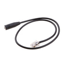3.5mm Female to RJ9 Male Plug Headset Jack Phone Audio Adapter Cable