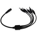 DC 1 F to 5 M Output Power Splitter Cable Y Adapter For CCTV Accessories