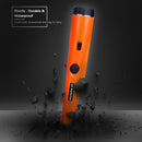 Professional Metal Detector portable + Holster Treasure Hunting Unearthing Tool Buzzer Vibration Automatic Tuning Orange
