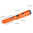 Professional Metal Detector portable + Holster Treasure Hunting Unearthing Tool Buzzer Vibration Automatic Tuning Orange