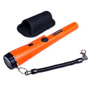 Professional Metal Detector portable + Holster Treasure Hunting Unearthing Tool Buzzer Vibration Automatic Tuning Orange