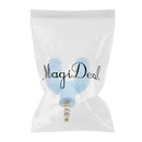 U Shape Gold Plated 3.5mm Audio Y Splitter Headphone Cable Blue