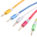 3FT/1M 3.5mm Male to Male Gold Plate Car Aux Audio Cord - 3.5mm Flat Noodle Audio Cable Gold Plated Male to Male Â– No Tangles