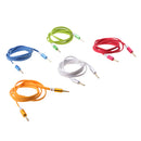 3FT/1M 3.5mm Male to Male Gold Plate Car Aux Audio Cord - 3.5mm Flat Noodle Audio Cable Gold Plated Male to Male Â– No Tangles