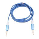 3FT/1M 3.5mm Male to Male Gold Plate Car Aux Audio Cord - 3.5mm Flat Noodle Audio Cable Gold Plated Male to Male Â– No Tangles