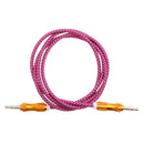 3-Feet 3.5mm Braided audio cable, Male to Male Stereo Aux Cable for Smartphones, Tablets and MP3 Player
