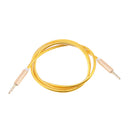 3 Ft Nylon Braided 3.5mm Plug Male to Male Car and Home Stereo Auxiliary Audio Extension Cable Cord For iPad, Android, Headphone, MP3 Players