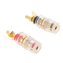 2-Pack 4mm Banana Plug Socket Connector Binding Post for Amplifier Speaker Terminal In-Wall Plate