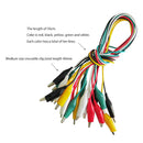 (10 PCS/Set) 19'' Double-ended Alligator Clips Wire Crocodile Clips Cable