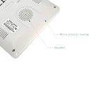 7'' LCD Video Door Phone Intercom Doorbell, Remote Unlock Night Vision Security Camera Home Surveillance with 1 Monitors-EU