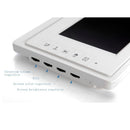 7'' LCD Video Door Phone Intercom Doorbell, Remote Unlock Night Vision Security Camera Home Surveillance with 1 Monitors-EU