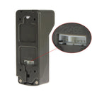 7'' LCD Video Door Phone Intercom Doorbell, Remote Unlock Night Vision Security Camera Home Surveillance with 1 Monitors-EU