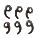 3Pairs Silicone Ear Buds Tips Hook For Beats Tour 2.0 Tour 2 Earphone Black