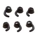 3Pairs Silicone Ear Buds Tips Hook For Beats Tour 2.0 Tour 2 Earphone Black