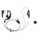2 Pin G Shape Clip-Ear Headset Earpiece for Kenwood Baofeng Walkie Talkie UV-5R UV-5RA 888S Two Way Radio Walkie Talkies