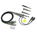 P6100 2PCS Oscilloscope Probe Kit DC-100MHz Scope Clip Test Probe 100MHz For Tektronix HP X1/X10 sonda osciloscopio