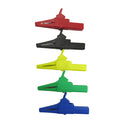 5pcs Pure Copper 32A 1000V Protecting Alligator Crocodile Clip Clamps with 4mm Banana Socket -5 Color