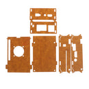 Acrylic Plastic Box Shell For Orange Pi Plus 2E Support Cooling Fan