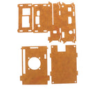 Acrylic Plastic Box Shell Cover For Orange Pi PC Plus Support Cooling Fan