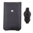 PU Leather Case for iPod Video 30/80/120GB iPod Classic 5th 6th Gen with Movable Belt Clip Black