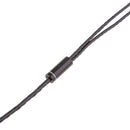 3.5mm Jack DIY Earphone Headphone Audio Cable Replacement Cord Wire 125cm Black