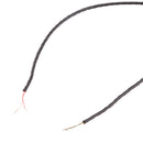 3.5mm Jack DIY Earphone Headphone Audio Cable Replacement Cord Wire 125cm Black