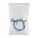 3.5mm Jack DIY Earphone Headphone Audio Cable Replacement Cord Wire Blue