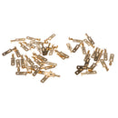 50Pack 6.3 mm Male Electrical Spade Crimp Terminals Wiring Connectors