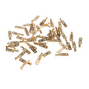 50Pack 6.3 mm Male Electrical Spade Crimp Terminals Wiring Connectors
