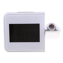Alarm Clock LED Projection Alarm Clock With Weather Station Backlight