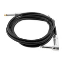 6.35mm Guitar Cable,1/4 Inch TS to 1/4 Inch TS 6.35mm Phono Jack Straight to Right Angle Plug Instrument Wire Cord For Electric Bass Guitar, Amplifier, Musical Instrument Line 2meter