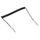 3.5mm Stereo Audio Cable, Aux 3.5 Audio Cord Compatible with Samsung and Other 3.5mm DC Plug Port Device, Black