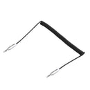 3.5mm Stereo Audio Cable, Aux 3.5 Audio Cord Compatible with Samsung and Other 3.5mm DC Plug Port Device, Black