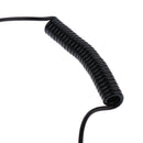 Coiled Type-C Cable for Car, Coiled USB C Charger Cable for Xiaomi 6 5, Galaxy S8, S8+, MacBook, Sony XZ Silver