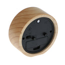 Round Mini Non-ticking Bedside /Table Alarm Clock , Battery Operated Travel Clock, Night light Bell Loud Alarm Clock with Snooze