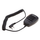 Walkie Talkie Handheld Speaker Mic Shoulder Microphone for 2-Way Radio 2 pin