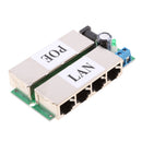 Poe Power Supply Module Injector For Ethernet Network Bridge Webcam Black