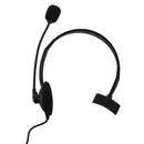 2 Pin Noise Canceling Headset Headphone with PTT Mic for 2 way Radio Walkie Talkie Kenwood Puxing Wouxun Baofeng (Black)