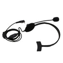 2 Pin Noise Canceling Headset Headphone with PTT Mic for 2 way Radio Walkie Talkie Kenwood Puxing Wouxun Baofeng (Black)