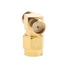 Mini RP-SMA male to dual RP-SMA female T connector adapter pigtail NEW for Wi-Fi
