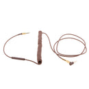 Replacement Audio Voice Control Headset Cable with Microphone for Marshall Major Major 2 Major Headphone Monitor Brown