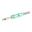 High Quality Stereo 6.5mm 1/4'' Amplifier Microphone plug 6.35mm 1/4'' wire Connector male plug adapter Soldering