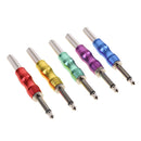 High Quality Stereo 6.5mm 1/4'' Amplifier Microphone plug 6.35mm 1/4'' wire Connector male plug adapter Soldering