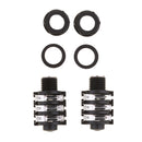 2pcs 6.35mm / 6.5mm 6Pin DIP Stereo Dual Channel Microphone Socket 6.35 /6.5 Audio Straight jack